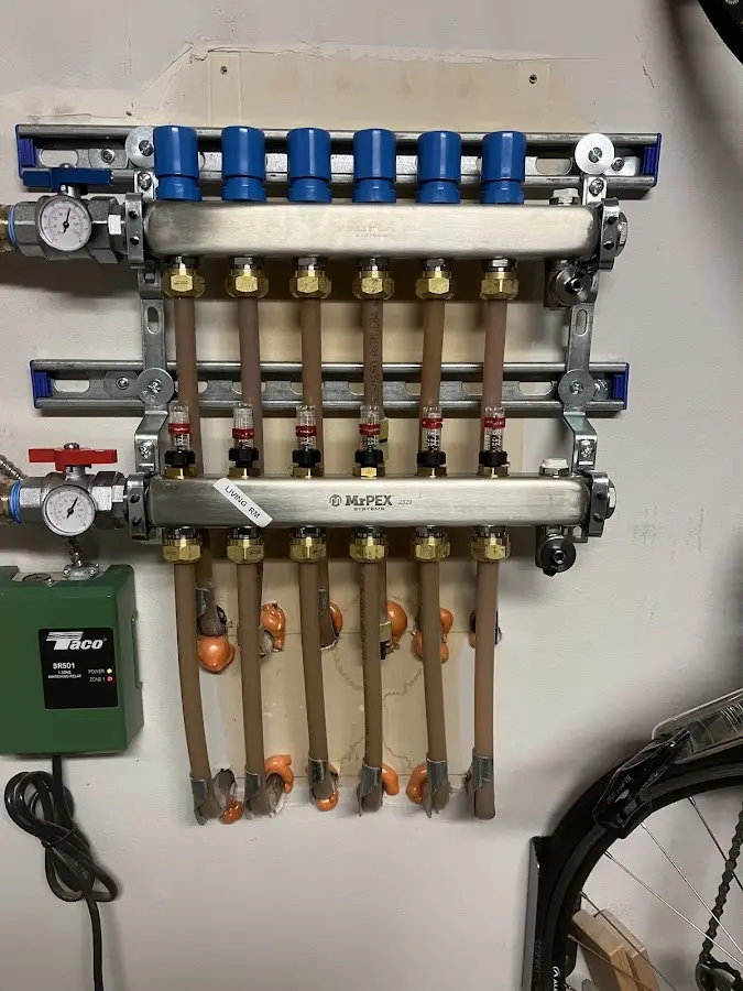 Plumber performing Leak Detection at a residential property in Fresno